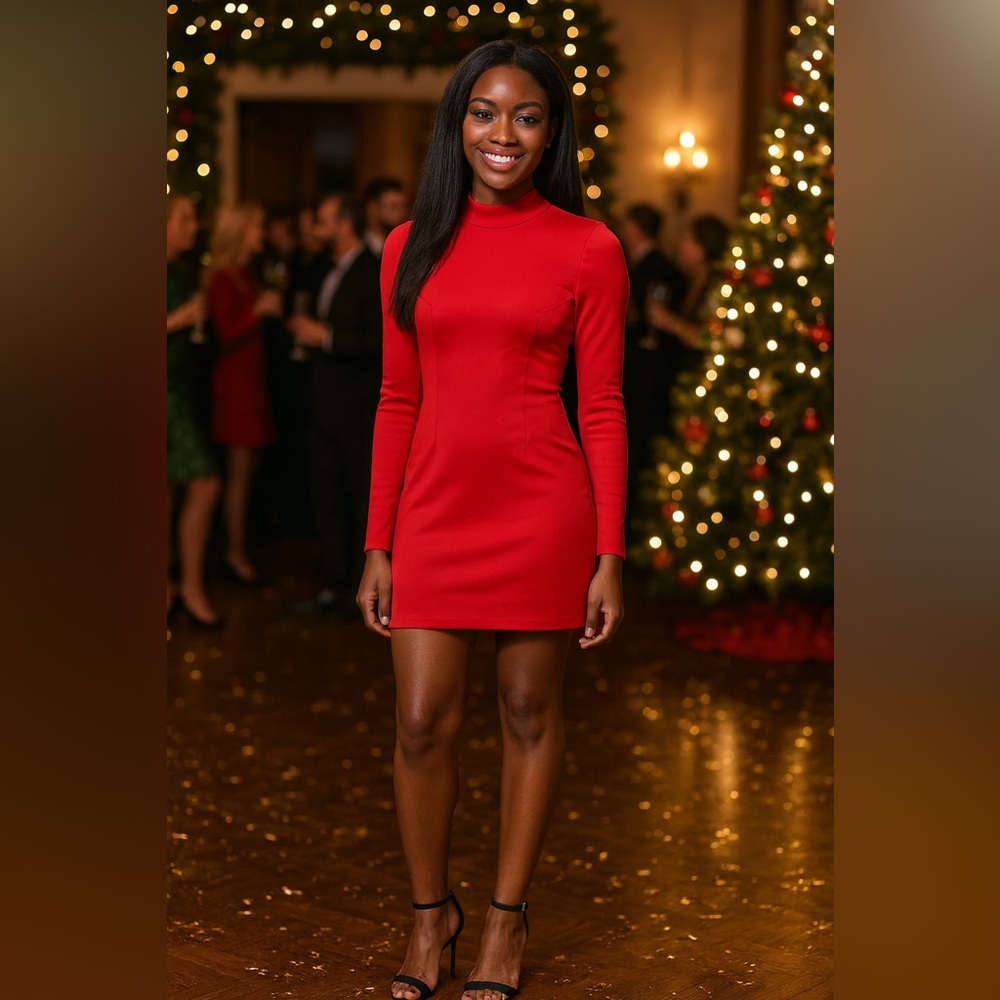 H&M X Nicki‎ Minaj Bodycon Red Dress XS